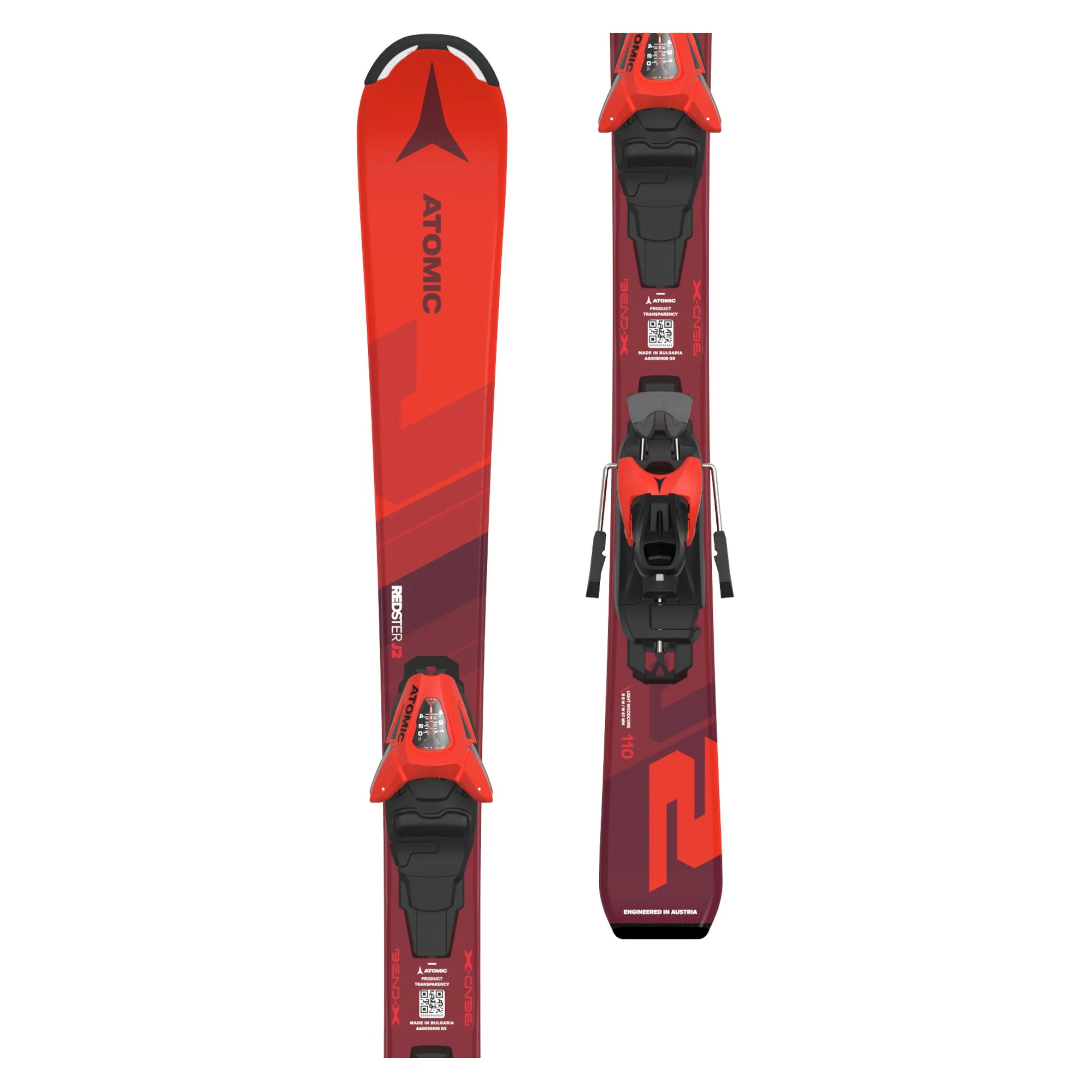 Skis Alpins Redster J2 (100-120) + C 5 GW Enfant - Image 3