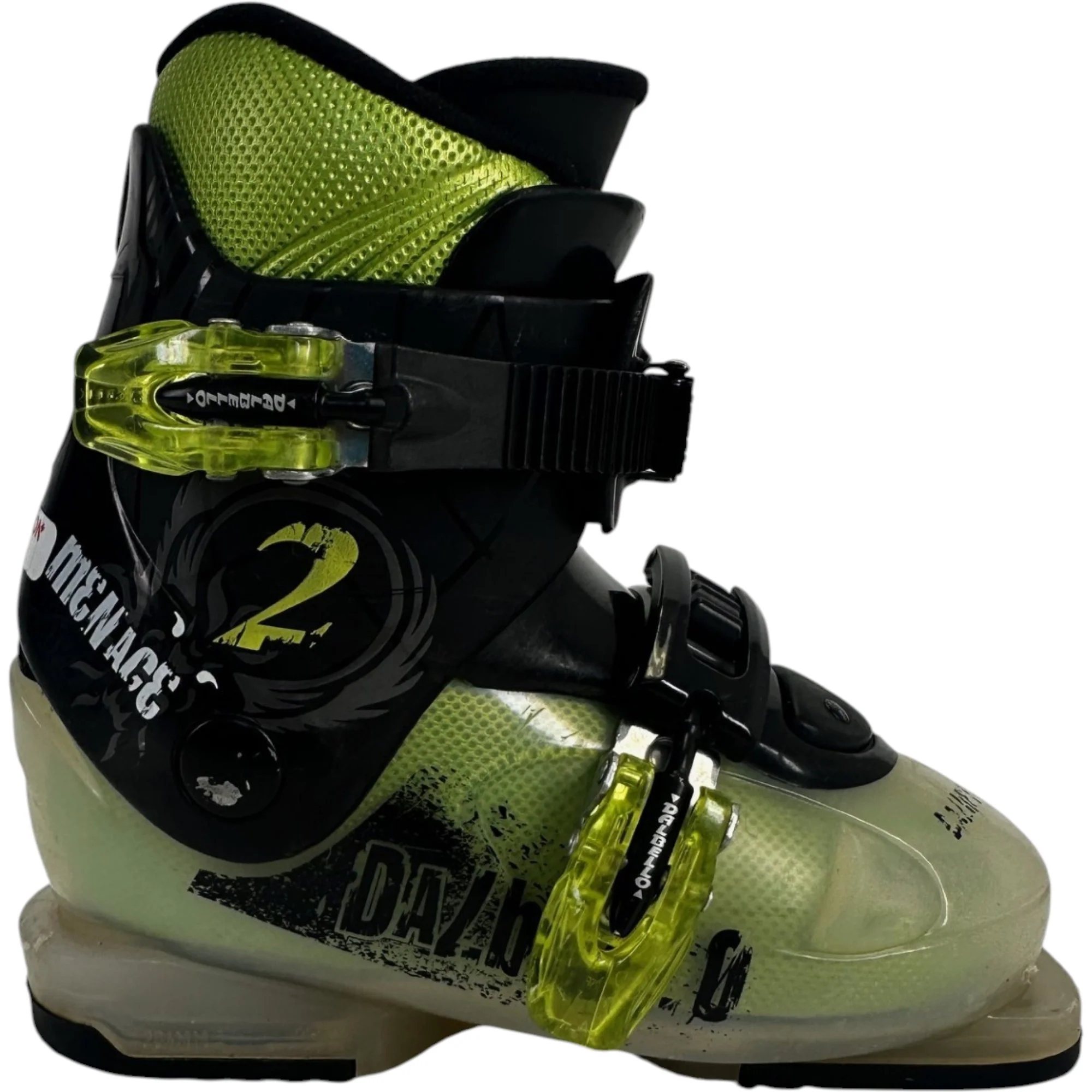 Bottes de Ski Usagé Menace 2 Enfant