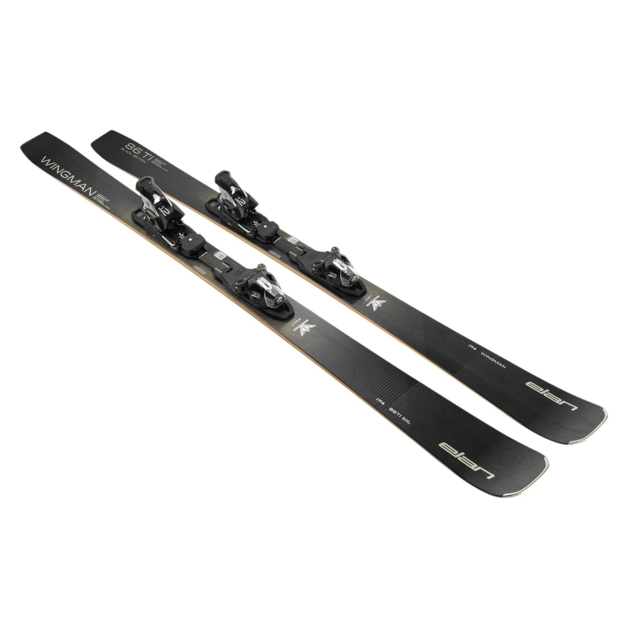 Skis Alpins Wingman 86 Black Edition + Fx Emx 12.0 Adulte - Image 2