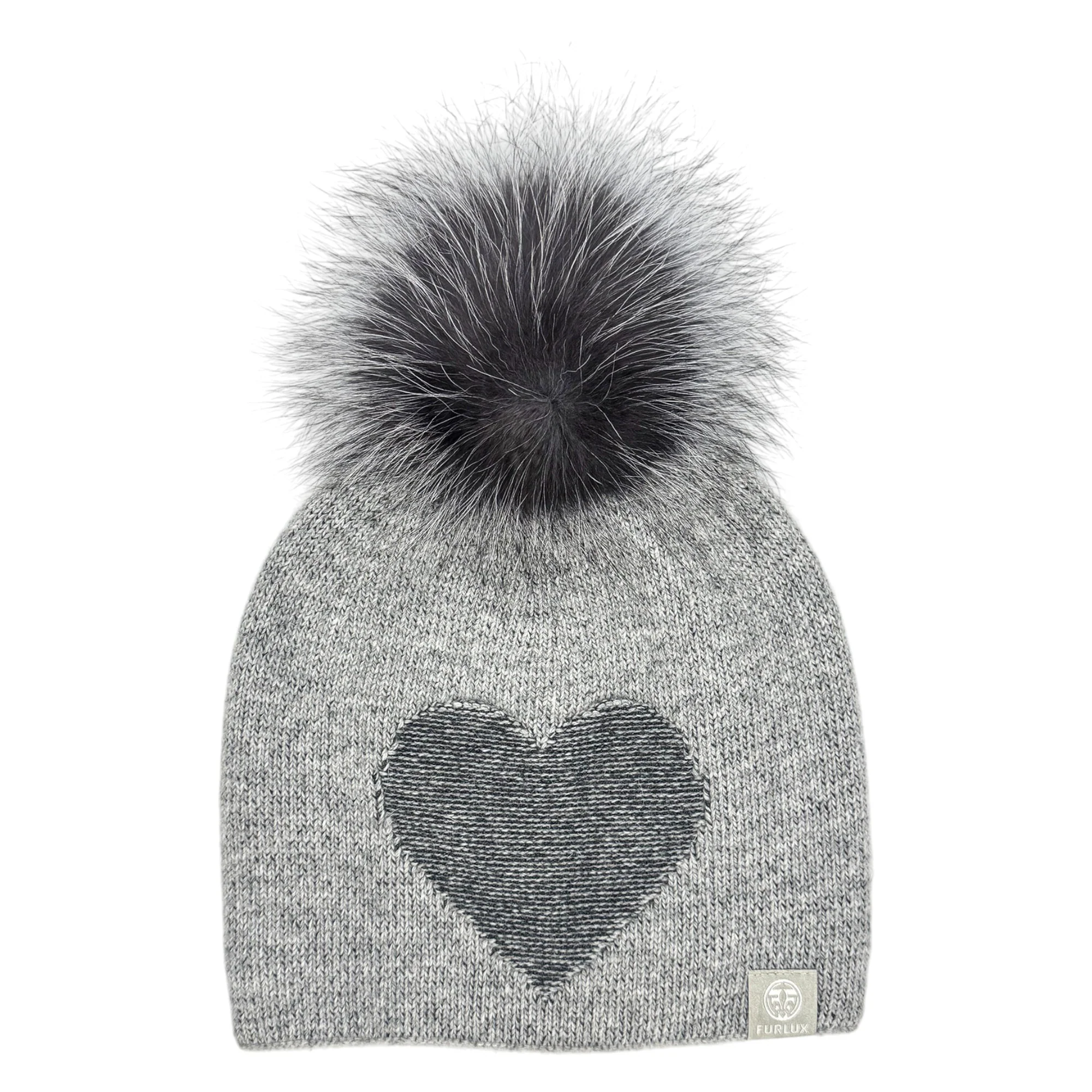Tuque Knitted Heart Femme - Image 2