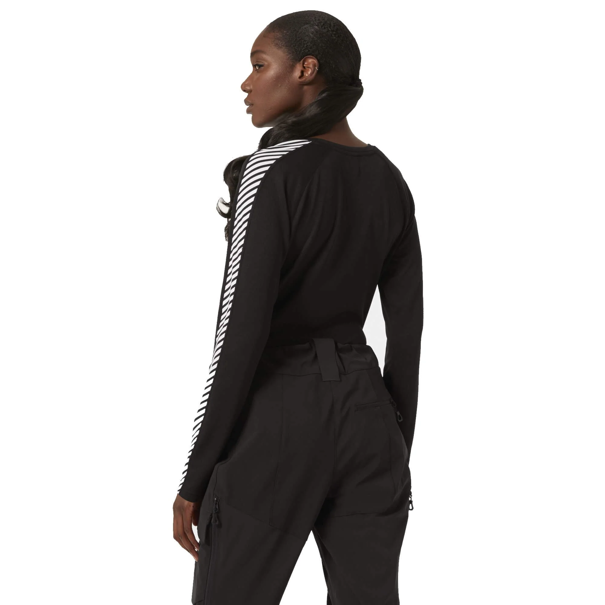 Haut de Sous-VĂȘtement Lifa Active Stripe Crew Femme - Image 4
