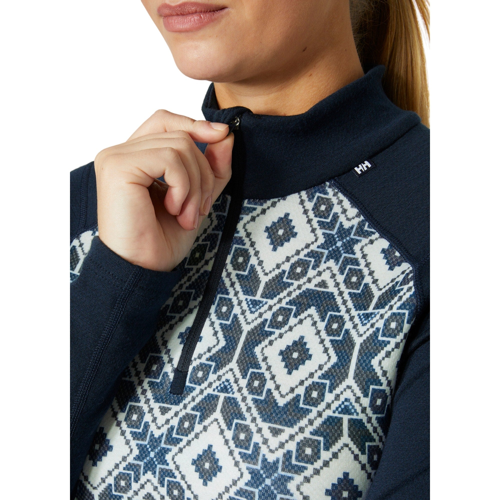 Haut de Sous-Vêtement Lifa Merino Midweight Print 1/2 zip Femme - Image 13