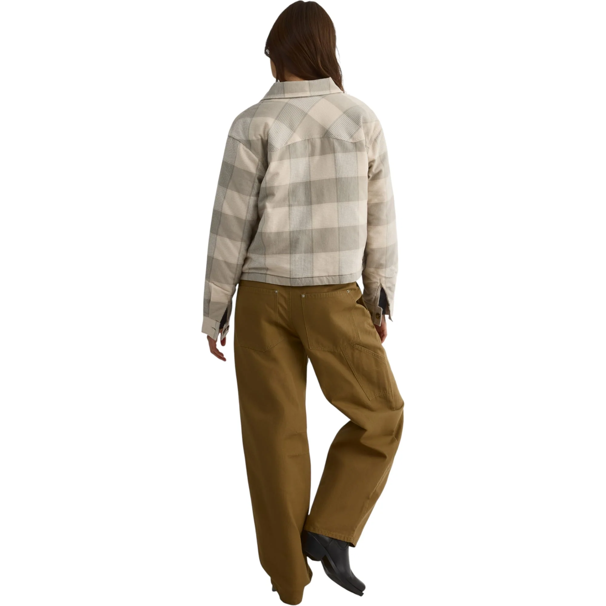 Veste Isolante à Carreaux Femme - Image 3