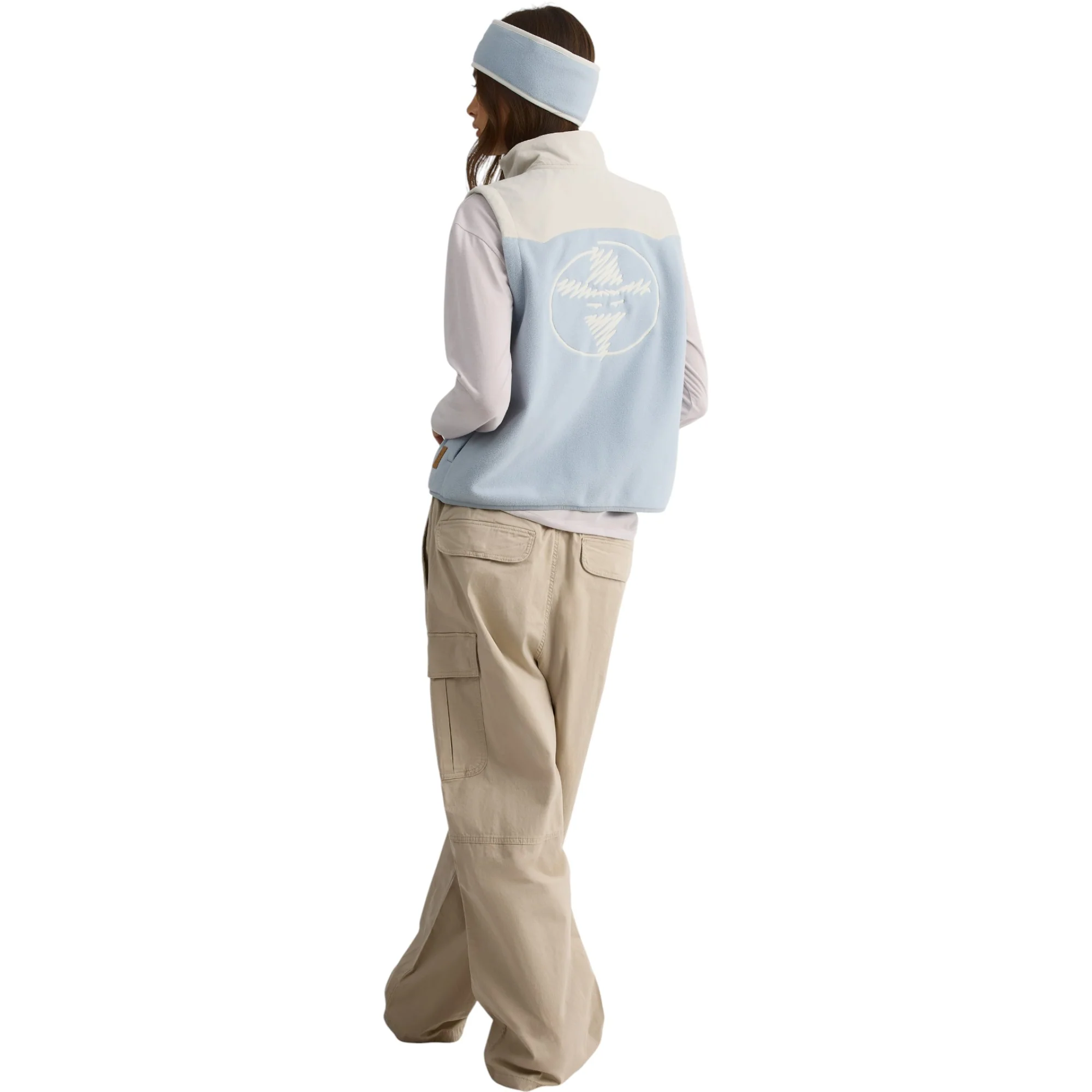 Veste Sans Manche Vintage en Polaire Femme - Image 2
