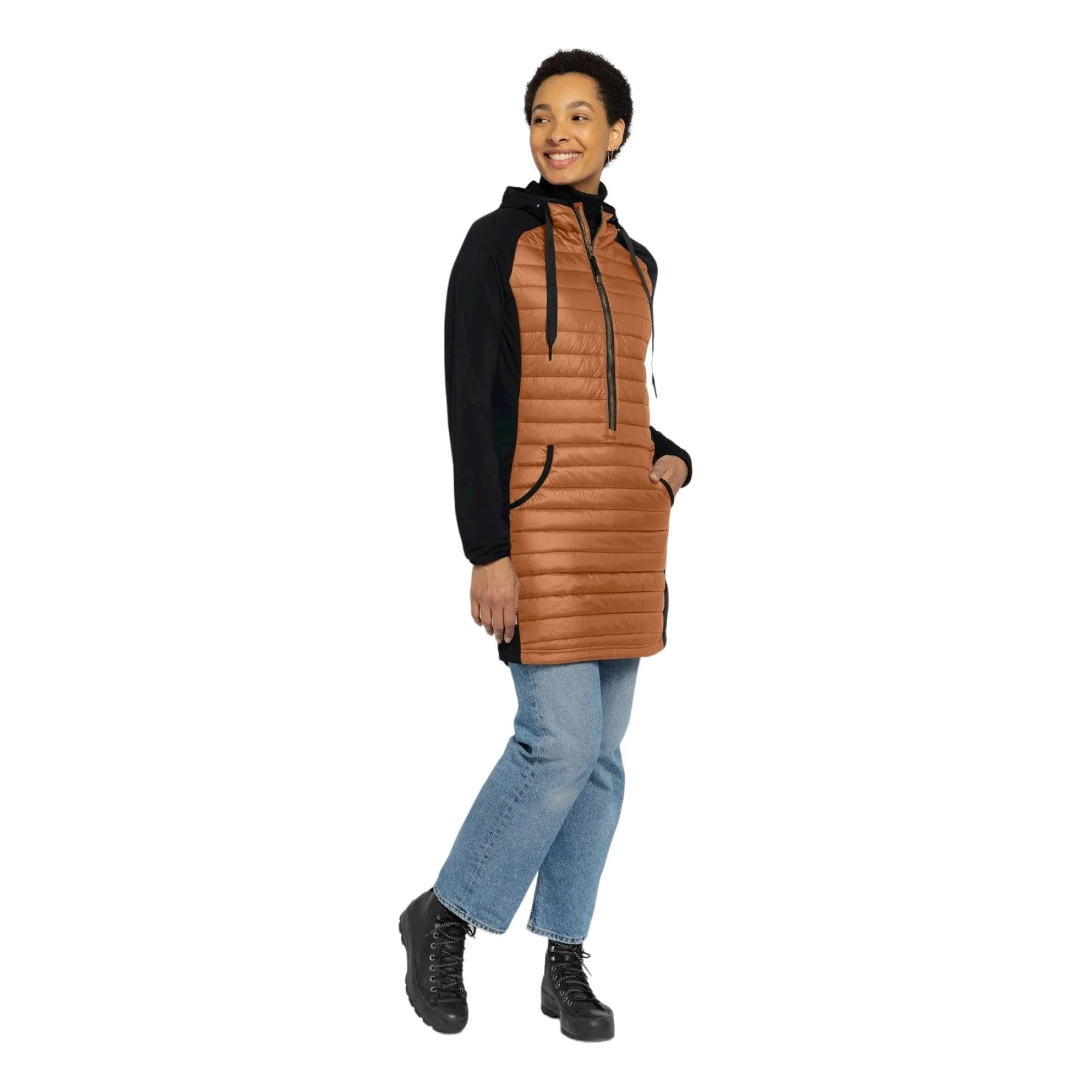 Veste Ă Capuche Isolante Lila Femme - Image 2