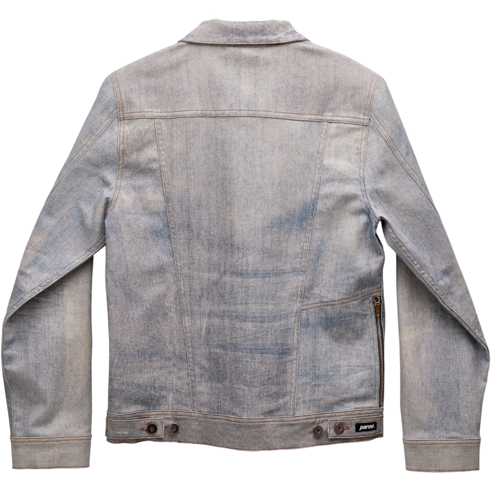 Veste Manches Longues Toxedo Denim Adulte - Image 2