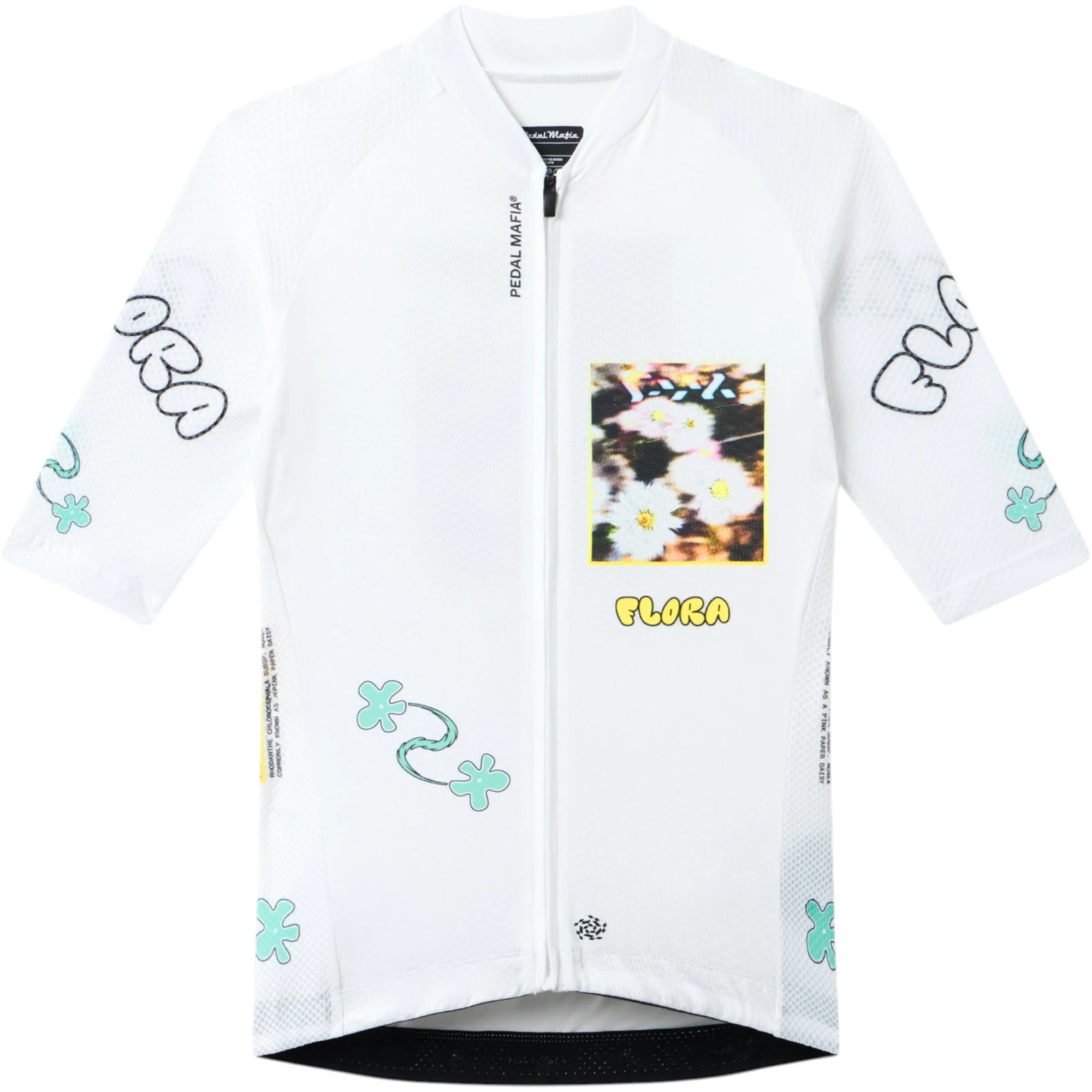 Maillot de Vélo de Route Manches Courtes Core Flora Femme