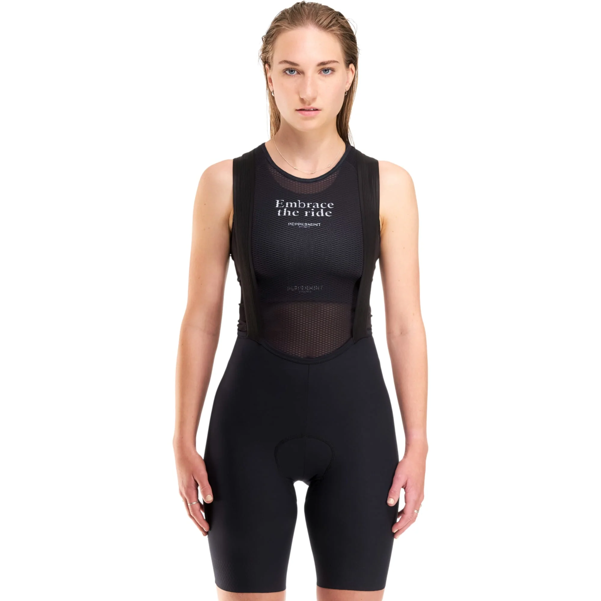 Cuissard à Bretelles de Vélo de Route Signature Femme