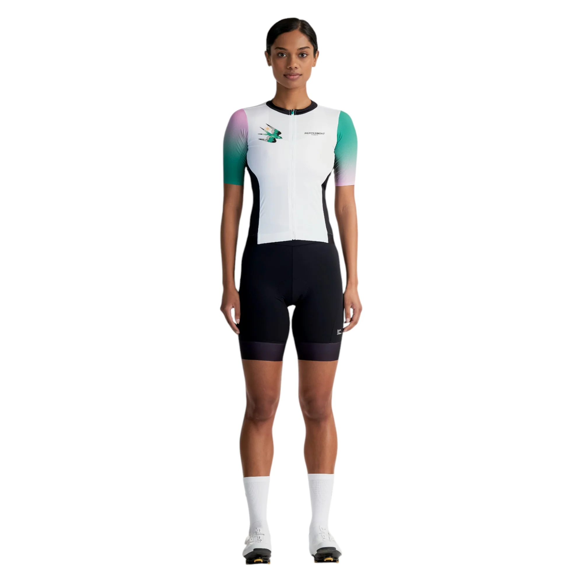 Maillot de Vélo de Route Manches Courtes Signature Femme - Image 2